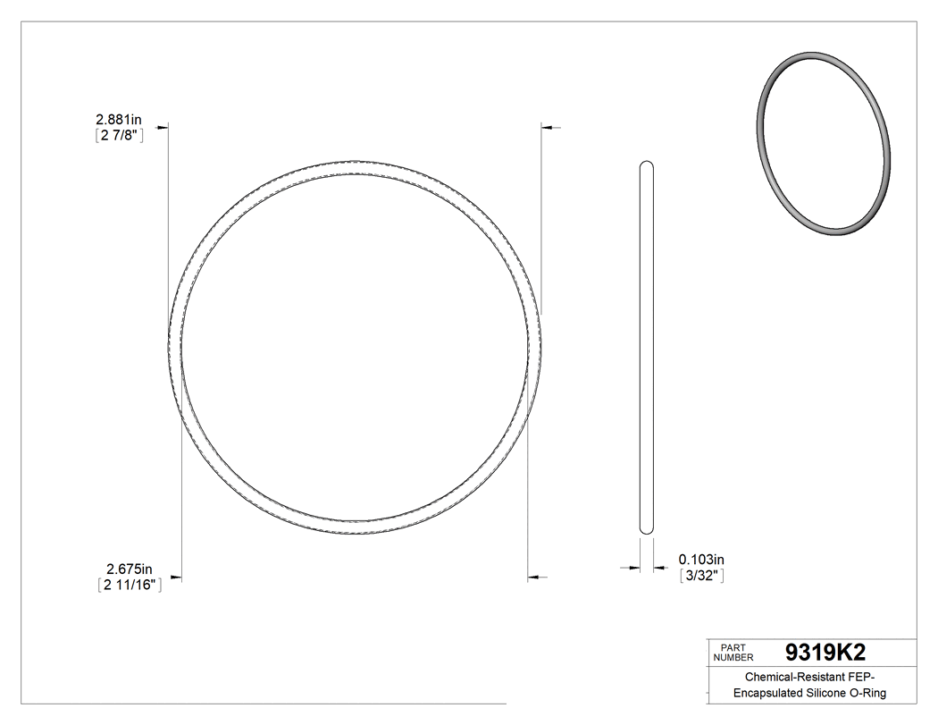 Technical drawing - 9319K2